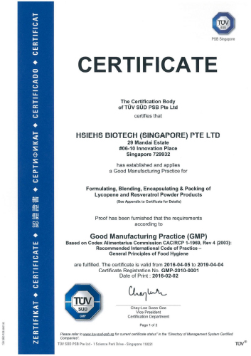 GMP-Certification